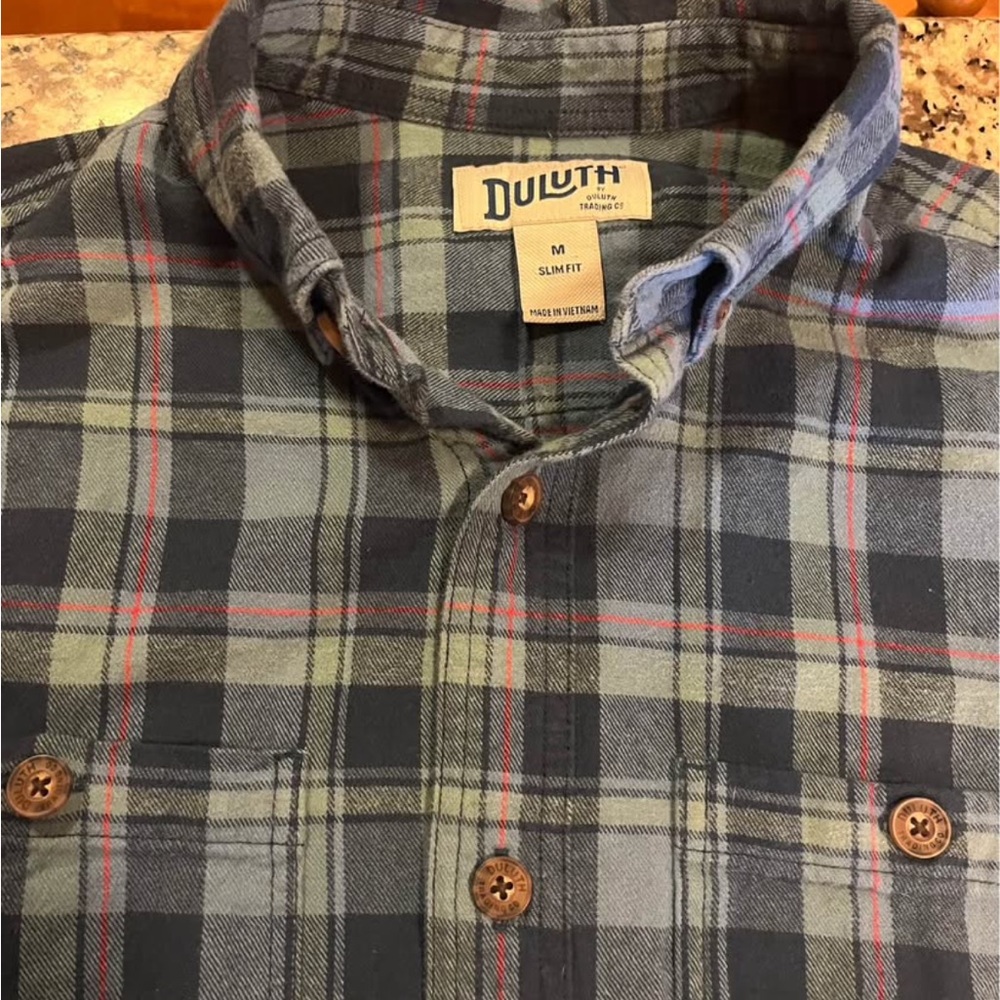 Deluth Mens Medium Flannel